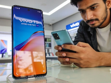 Vivo T5 5G: AMOLED-дисплей, батарея 7050 мАч и Android 16 за 34 999 ₽
