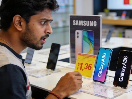 Samsung снова подняла цены на Galaxy A56 и Galaxy A36 в Индии AndroidMag