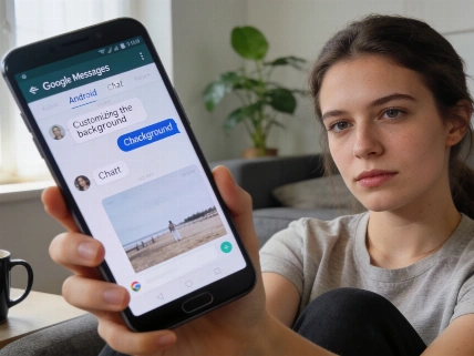 В Google Messages появились кастомные темы и обои для чатов AndroidMag