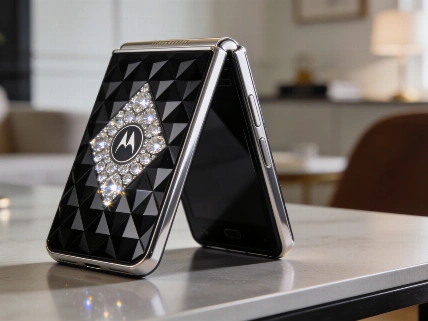 Motorola показала дизайн Razr 70 Swarovski Edition перед сентябрьским анонсом