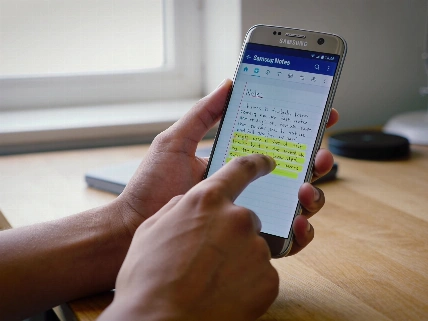 Samsung Notes теперь отмечает текст Galaxy AI специальной меткой